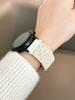 Řemínek pro Samsung Galaxy Watch 7 FE 5 Pro 4 6 classic 44mm 40mm Kožený pletený sportovní náramek correa Galaxy Watch 7 Řemínek
