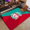 L-LiverpoolPrinted Area Rug Carpet for Bedroom Living Room Home Decor Rugs Mat Non Slip Mat Rug for Bedside