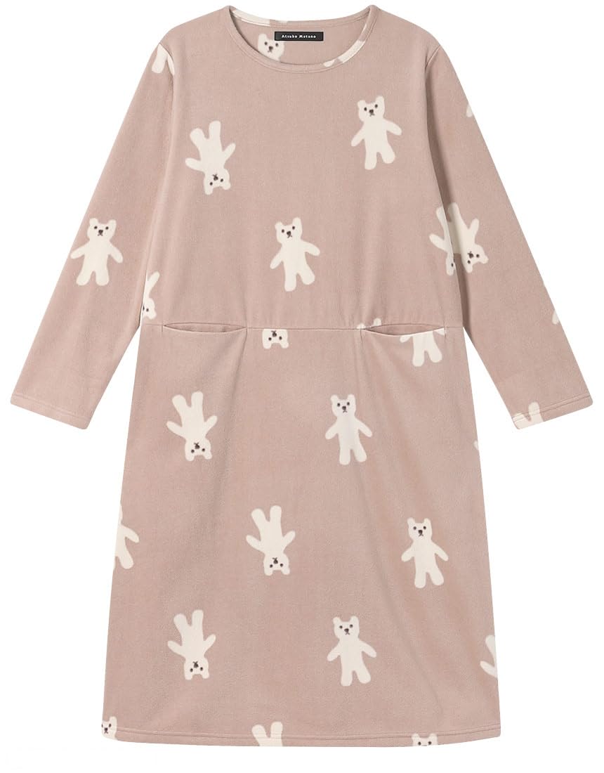 

Relax Atsuko Matano Dress Long Sleeve Winter HNW404 ATSUKO MATANO BR [Wacoal & Sleep] Women s