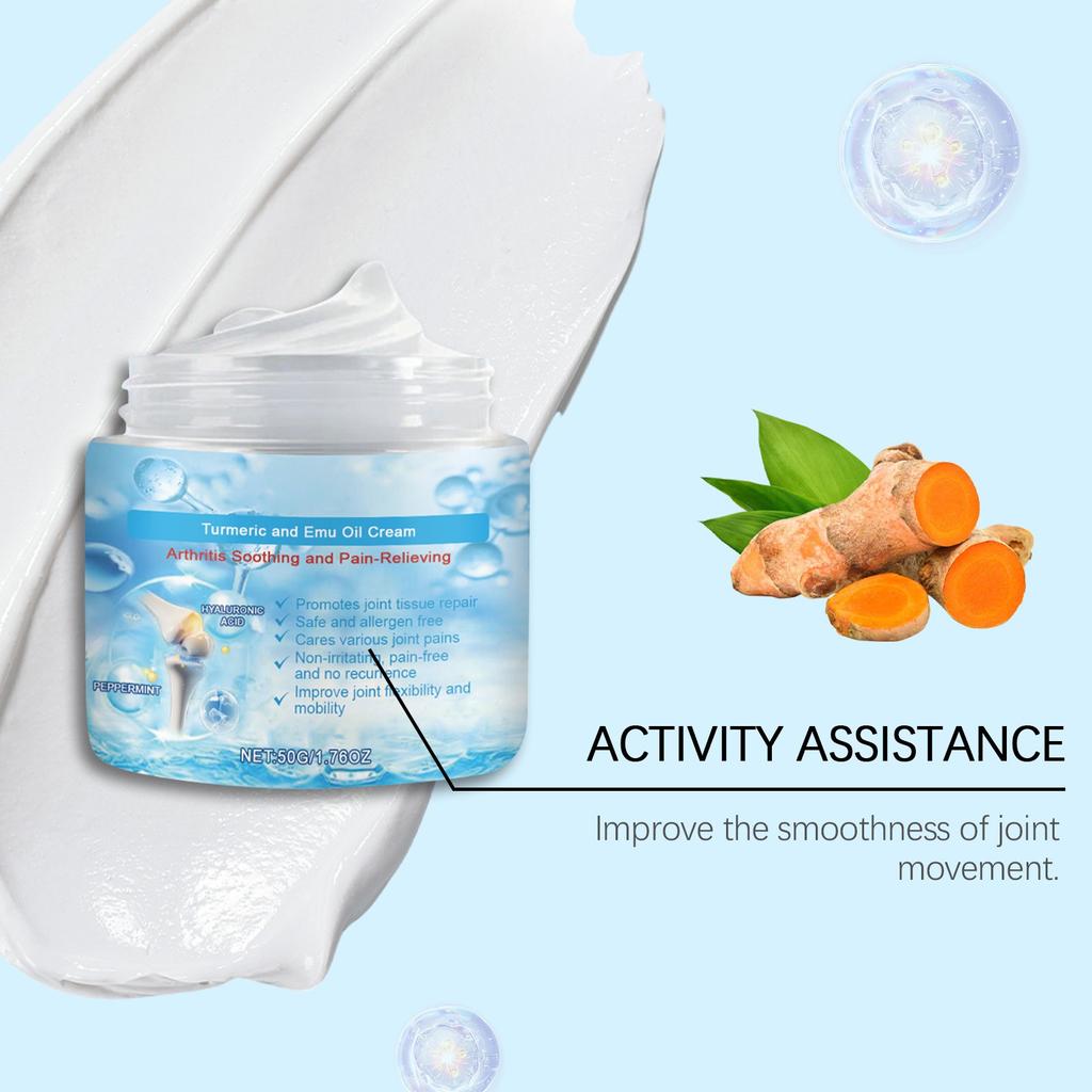 Soothing Joint Massage Cream Relieves Joint Pain And Muscle Discomfort. External Massage Cream Gently Soothes
