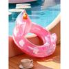 Cartoon Cat Shape Thickened Kids Inflatable Swim Ring For Toddlers With Sponge Bottom Pvc Material Ages 2-4