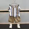 Stylish Boys Summer Outfit Set For 2024 Soft Comfortable Short Sleeve Clothing