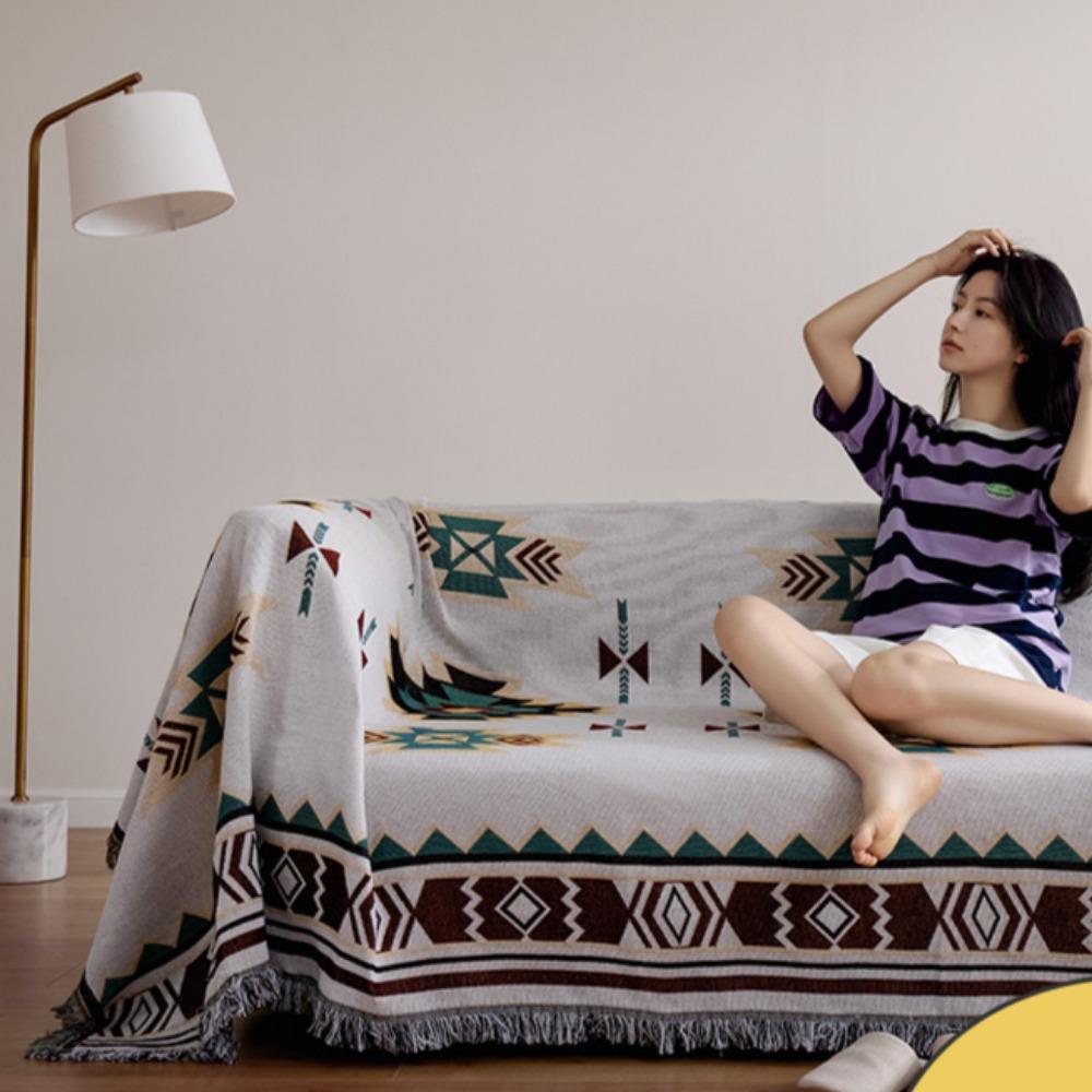 

Sofa Protector Full Cover Dustproof Waterproof Reversible Stretchable Couch Cover for All Seasons 90*150cm