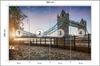 Photomural London Tower Bridge Washable Fleece 360x240