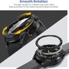 Fodral+härdat glas +ring för Samsung Watch 6 Classic 43mm 47mm TPU-skyddande stötfångare 3-i-1 Watch 6 Classic-tillbehör