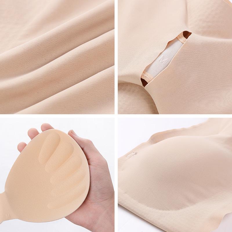 "Top bez ramínek s push-up efektem": Protiskluzové, Bez kostic, Krásný design zad"