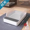 Litière pour chatons semi-fermée anti-traçage – Toilettes pour chat de petite taille