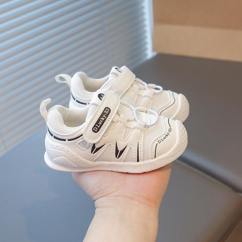 

New baby toddler shoes girls mesh sneakers soft sole boy baby indoor shoes Size 25 shoes inner length 16 cm бежевый