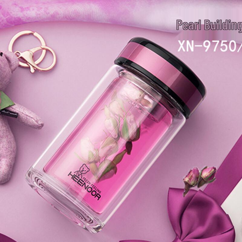 XINUO Double Wall Glass Cup