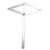 Protractor Square Protractor Stainless Steel Tool 1 Pc Gauge Measurements Multi-Angle Artifact Corner Angle Finder
