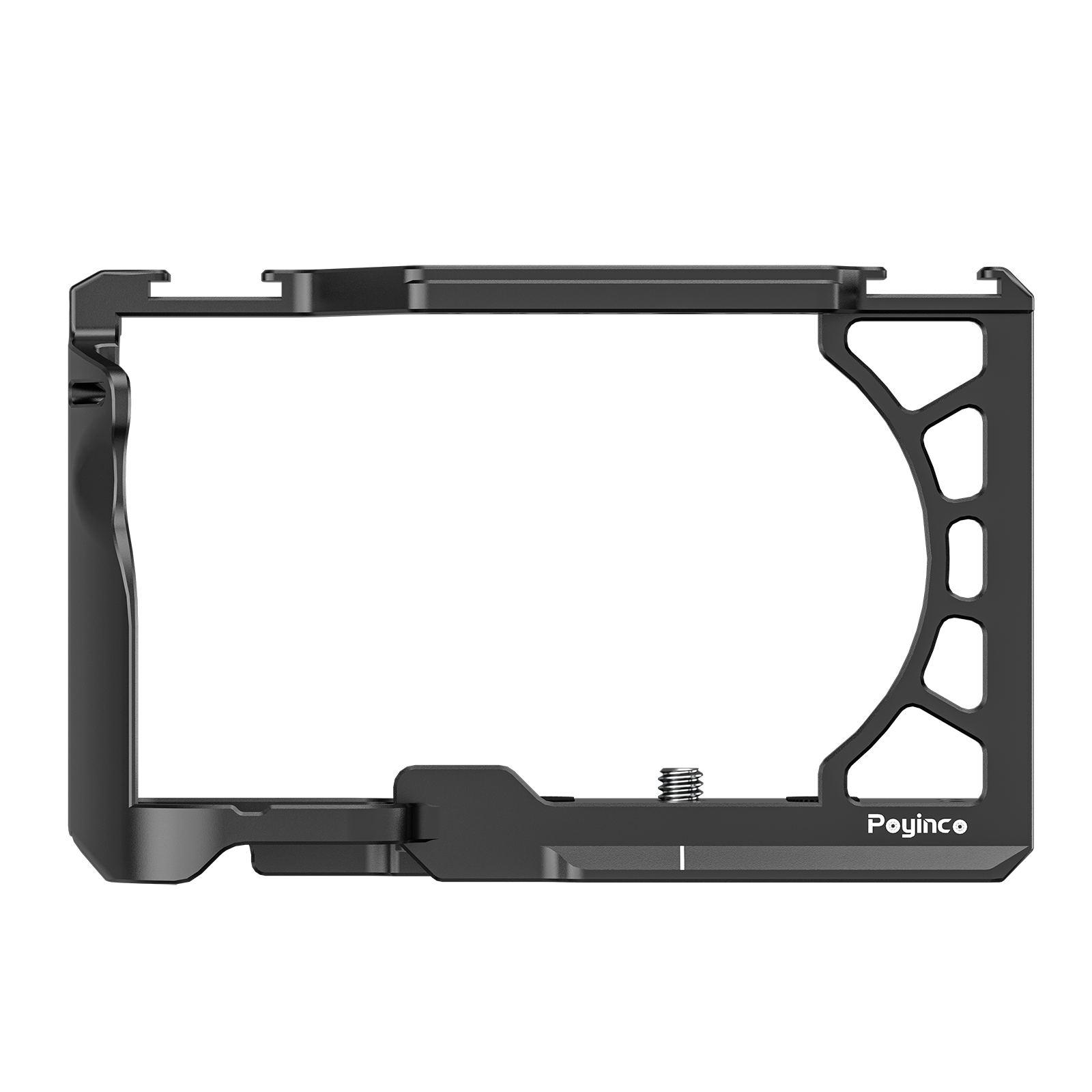 Poyinco Camera Cage Camera Video Cage с креплением «холодный башмак» с резьбой 1/4 дюйма — фото 5