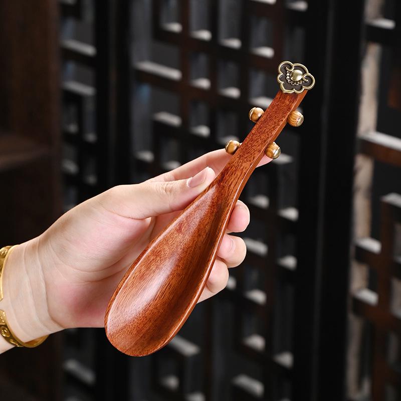 Ebony Wood Tea Scoop for Gongfu Tea Ceremony