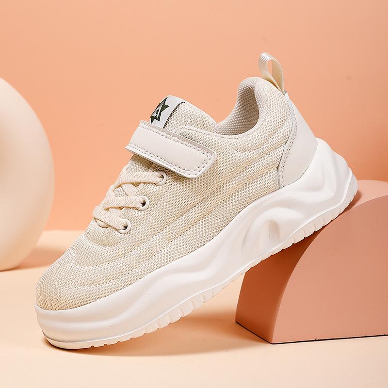 

Classmate children s sports shoes spring and autumn 2025 new double mesh breathable Velcro children s running shoes medium and older children s shoes 39