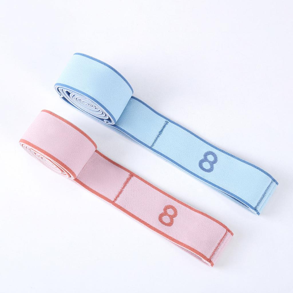 Resistance Bands Set For Dance Training Stretching Yoga Exercise With Numbered Segments For Kids And Adults