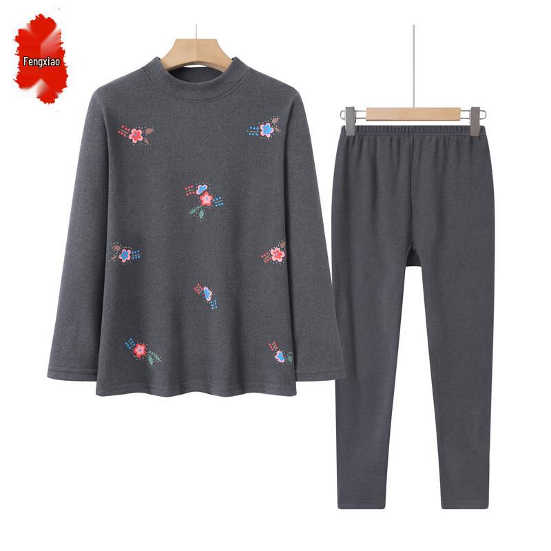 Men s Semi-High Collar Thickened Thermal Top 3XL