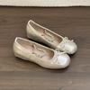 2026 New Spring Internal Elevation Women Mary Jane Shoes Fashion Crystal Shoes Ladies Elegant Butterfly-knot Dress Ballet Shoes