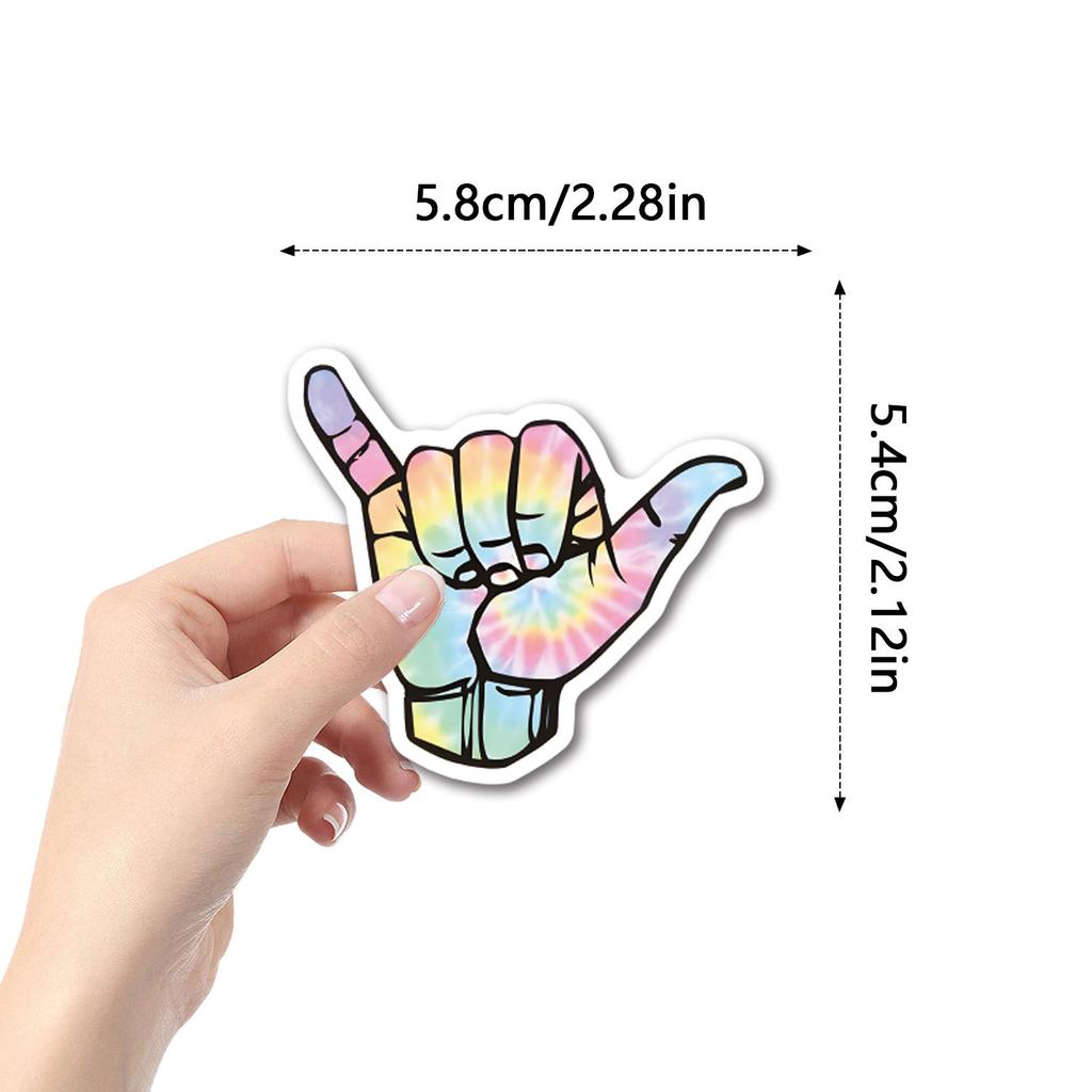 55 New Shaka Graffiti Stickers Decorate Laptop Suitcase Mobile Phone DIY Stickers
