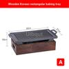 Commercial grilled fish plate Kebab plate Charcoal barbecue non stick plate Baking pan Japanese charcoal alcohol barbecue oven