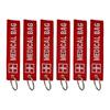 High Visibility Red Component Embroidered Keychain Suitable For Emergency Kits Medication Organization