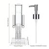 155ml Nutcracker Soap Dispenser Clear Christmas Hand Soap Bottle Refillable Wash Liquid Lotion Pump For Bathroom Kitchen Decor