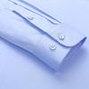 High Bamboo Fiber Silk Office Men Shirts Long Sleeve Slim Fit Easy Care Work Classic blue White Shirt Men Long Sleeve Causal