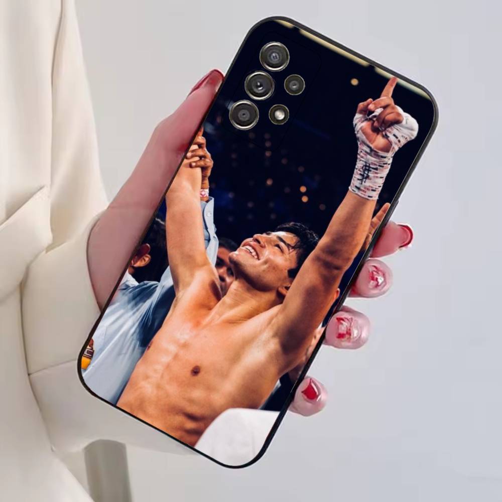 R-Ryan Garcia Boxing Star Phone Case Black Silicone Soft For Samsung S25,S24,S21,S22,S23,S30,Ultra,S20,Plus,Fe,Lite