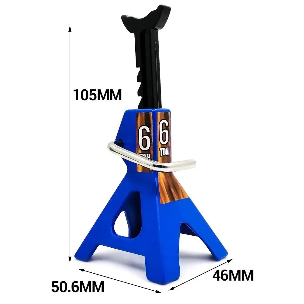 1/10 Metal Height Adjustable 3T 6T Jack Repair Stand Decoration Tool for RC Crawler Axial SCX10 TRX6 TRX4 CC01 D90 D110