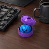 Portable Fidget Toy Dumpling Squeeze with Purple Steamer, Creepy Steamed Bun Stress Relief Calming Toys for Halloween, Home Office Relaxation