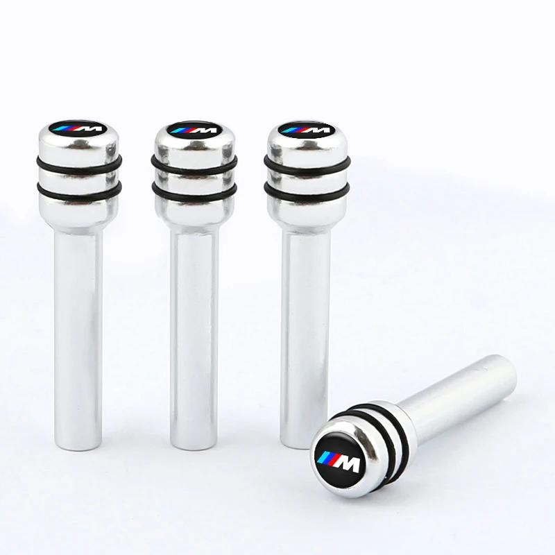 4Pcs Aluminum Alloy Car Door Lock Pins Security Rod Knob Cover For BMW M 50th Anniversary M5 E46 E90 F10 E39 E36 F20 E87 X1 X3 I GX6