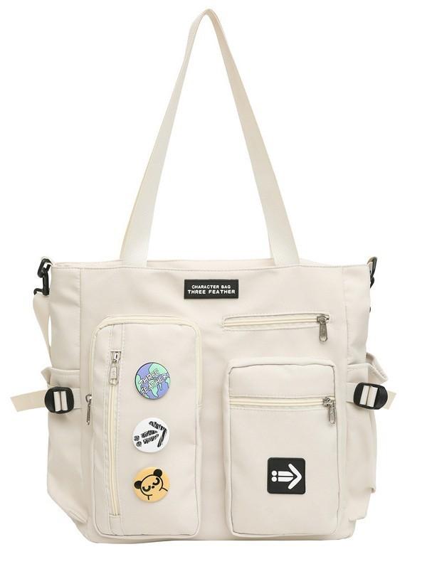 Nylon Casual Crossbody Bag For Men Large Capacity School Commuting Travel