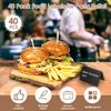 40Pcs Reusable Plastic Mini Chalkboard Sign Versatile Double Sided Chalk Board Food Label for Restaurant Cafe Office