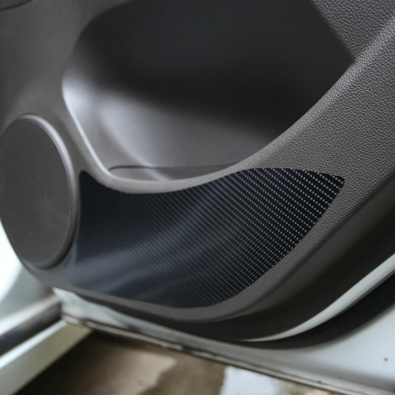 My Good Car 4PCS Auto Brennende Kohlefaser Vinyl Innentür Schutzfolie Aufkleber Fall Chevrolet Cruze 2009 - 2014 Zubehör