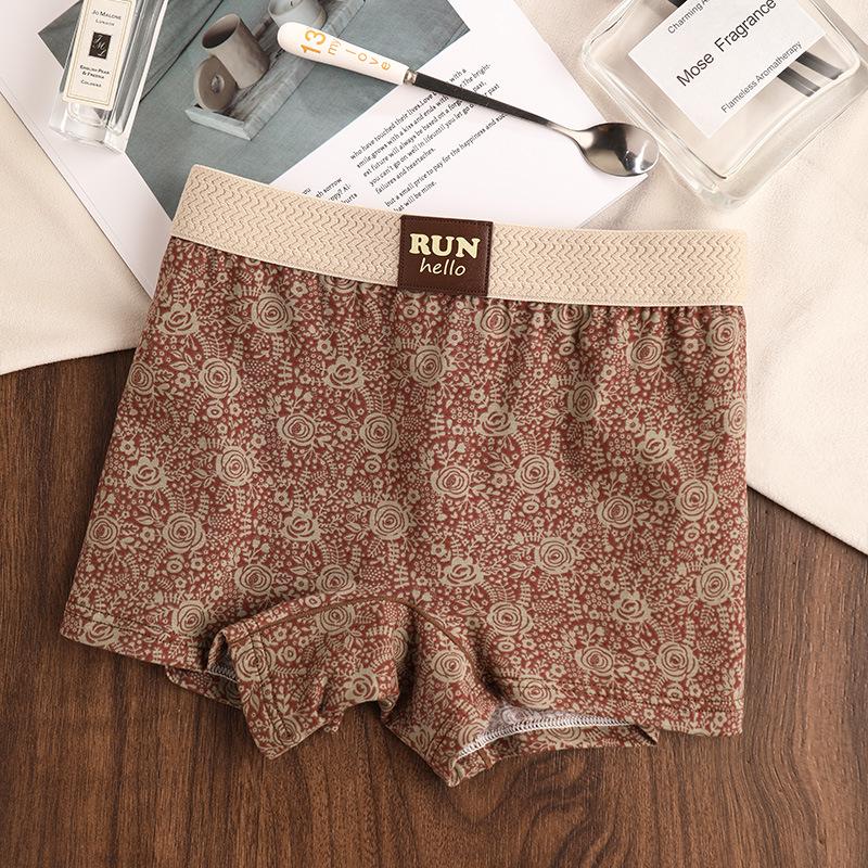 

Женские хлопковые трусики с розовым принтом - Классические, Удобные, Мягкие и Безопасные L