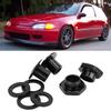 Aluminum Rear Glass Strut Hardware Kit Complete Accessory for Honda Civic 92 95