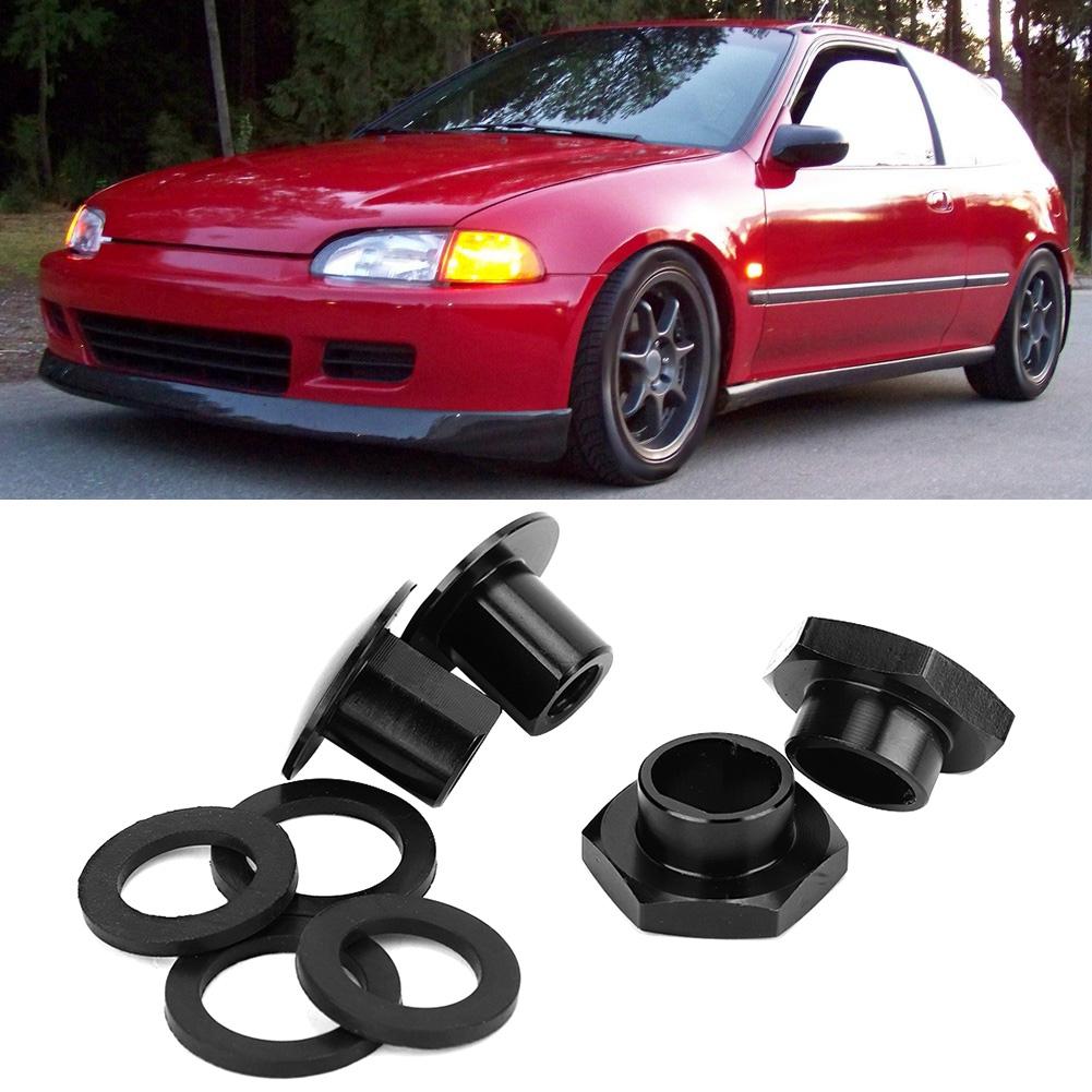 Aluminum Rear Glass Strut Hardware Kit Complete Accessory for Honda Civic 92 95