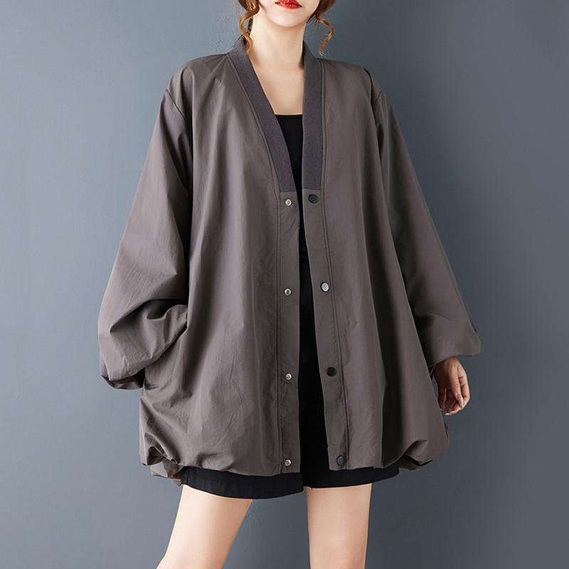 plus size vintage jackets for women causal loose spring autumn Jacket Coat Outerwear