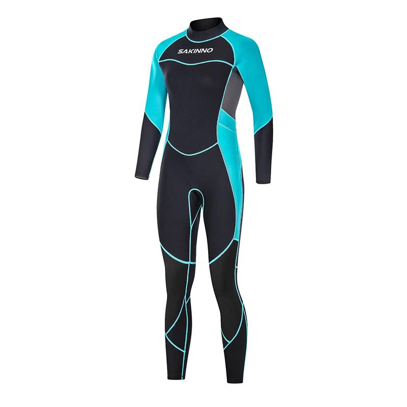 SAKINNO Women s Thermal UV Protection One-Piece Wetsuit 2XL