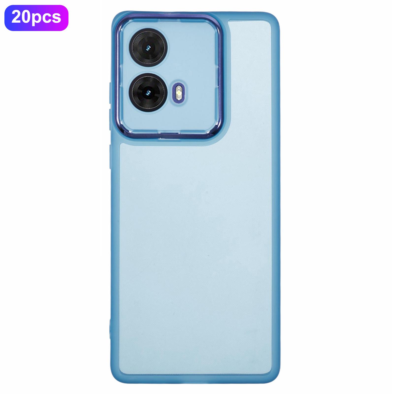 

Bulk Purchasing 20Pcs For Motorola Moto G85 5G Case Electroplated Camera Frame TPU Phone Cover Precise Cutouts