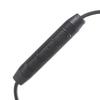 Single Side Earphone 3.5mm Cord with Volumes Control Microphones Earbuds for PC/Mobile Phone Connection