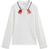 Girls' Long-Sleeve Polo T-shirt
