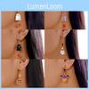 Halloween Pumpkin Ghost Earrings With Alloy Dangle For Parties And Cosplay