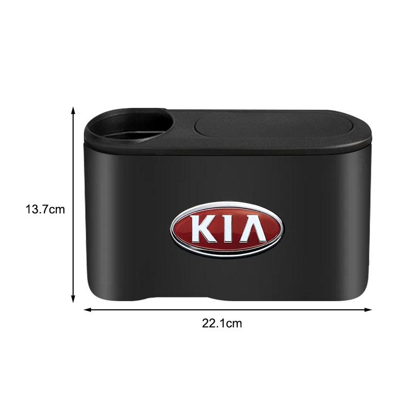 1ks Popelnice Auto Znak Koš na Odpadky Úložný Kontejner Auto Příslušenství Pro KIA Sportage Rio 3 4 Ceed JD Picanto Soul Stonic Niro K5