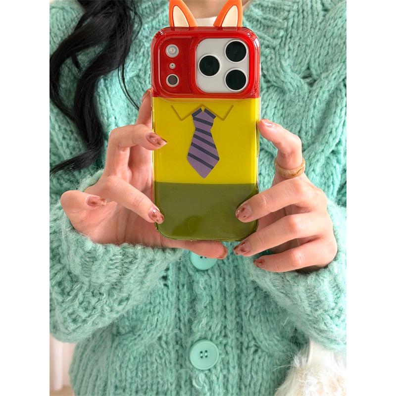 Double Layer Judy & Nick Anti-Fall Case for iPhone 14/13, Apple 17/16/15 PROMAX