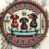 Vintage Dog Bath Metal Tin Sign Pet Lover Gift Home Decor Bathroom Art