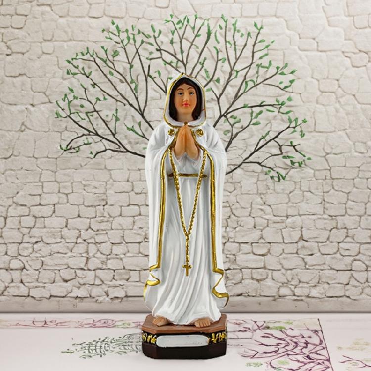 Quality Resin Marys Jesuses Statue Light Yet Solid Faith Inspireds Home Accent Catholic Figurine Ornamentation