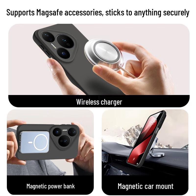 NEYAA Magnetic Liquid Silicone Phone Cases for Huawei
