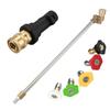 Pressure Washer Extension Wand With 5 Nozzles Coupler Adapter And 5 Angled Quick Connection Nozzles Replacement