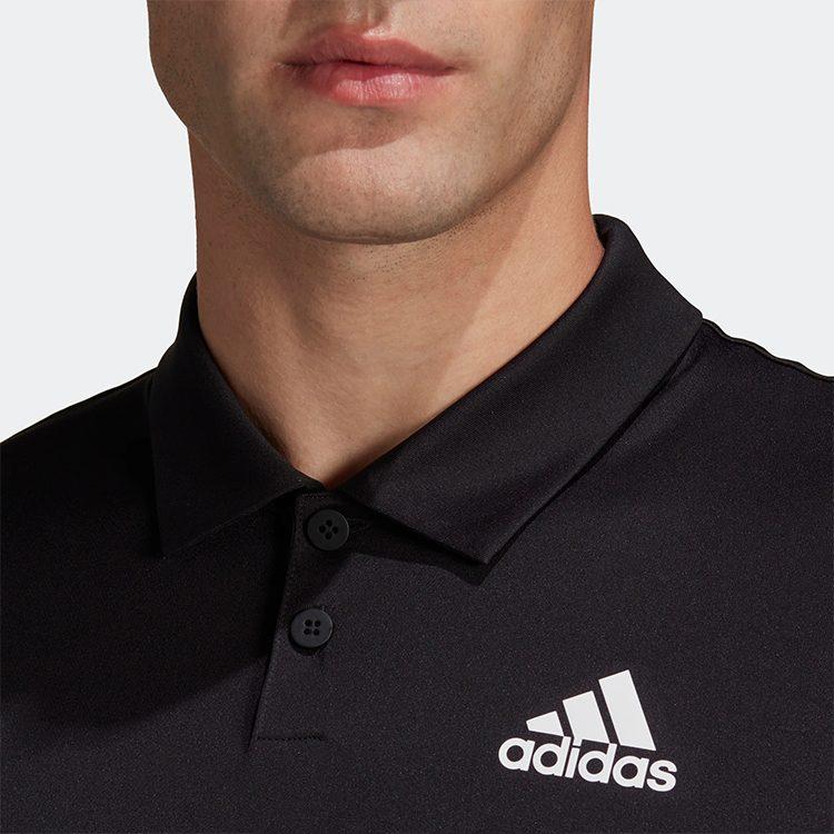 Adidas Polo Shirts Men's Black Moderate HB6224