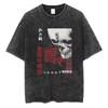 Berserk Anime Guts Charakter Vintage Gewaschenes Baumwoll-T-Shirt Retro Manga Grafik Sommer Kurzarm Locker Geschnittene Oberteile Für Männer Frauen Tägliche Freizeitkleidung