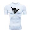 Men's Sports T-shirt Training Fitness Compression Workout Breathable Stretchy Ultra-Light Quick-Dry Moisture-Wicking Sweat-Resistant Gym Wear
